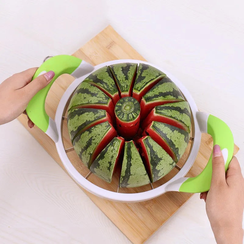 zspecial(®) Multifunction Watermelon Slicer Cutter Stainless Steel Fruit Cutter & Apple Corer Divider | Kitchen Fruit Peeler Cutting Tool Accessories
