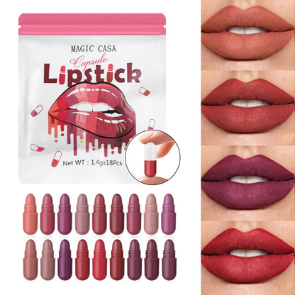zspecial®Mini Matte Lipstick Set Waterproof Long Lasting Velvet