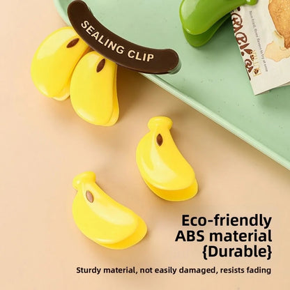 zspecial®Banana Magnetic Food Sealing Clip Bag Sealer Fresh Keeper