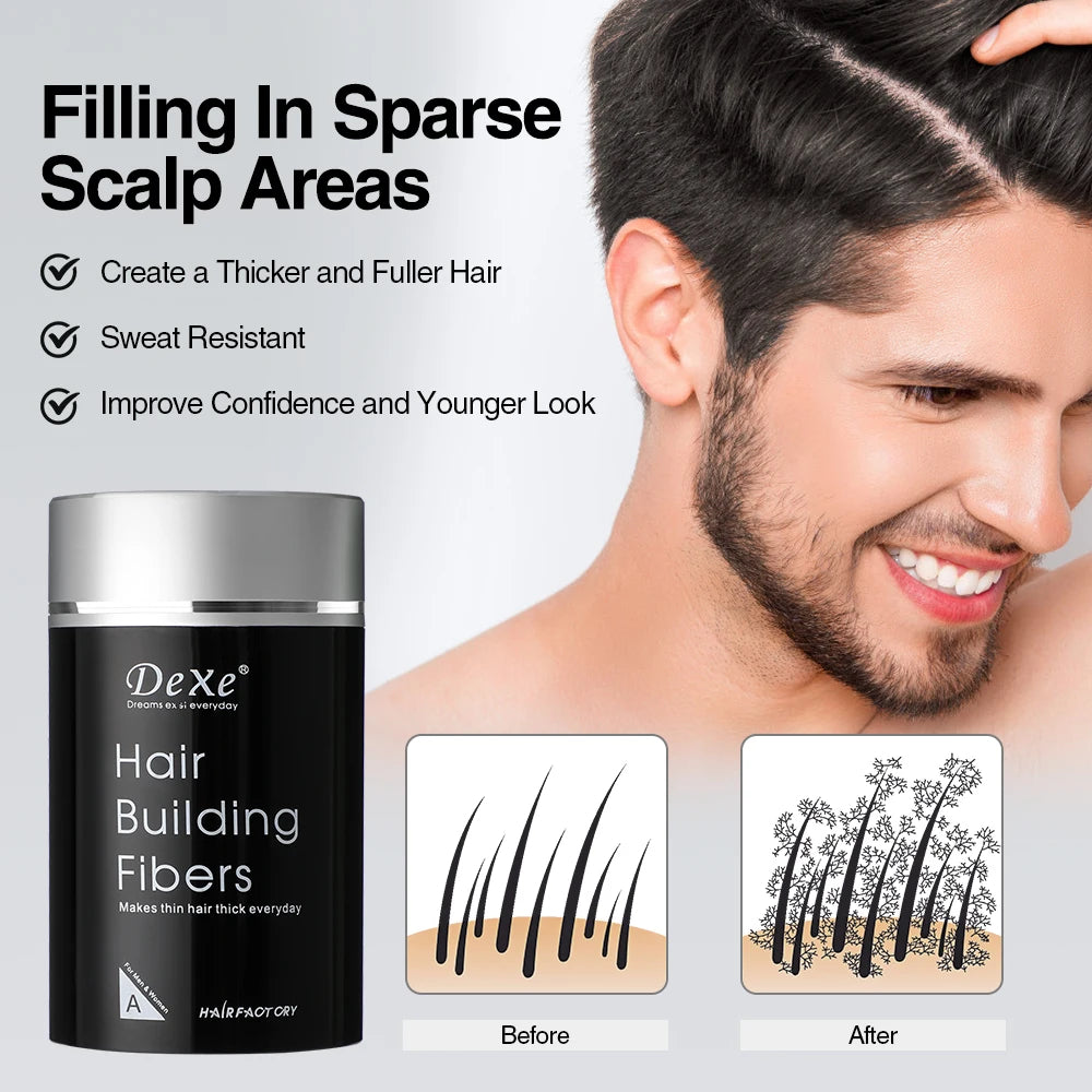 zspecial(®) Keratin Hair Building Fibers for Men & Women – Natural Hair Thickening Powder Refill for Instant Hair Regrowth & Thin Hair Concealer
