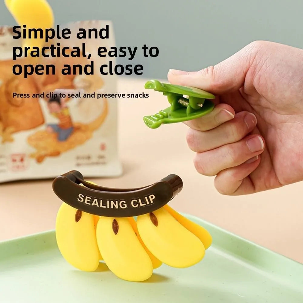 zspecial®Banana Magnetic Food Sealing Clip Bag Sealer Fresh Keeper