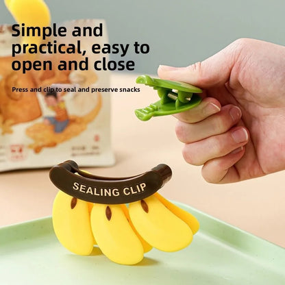 zspecial®Banana Magnetic Food Sealing Clip Bag Sealer Fresh Keeper