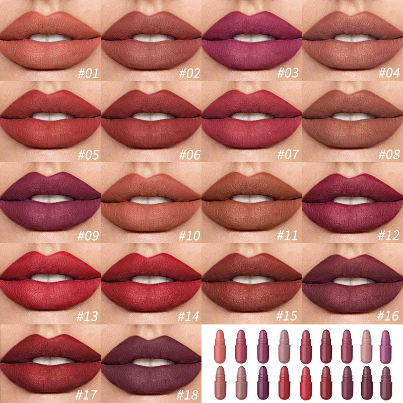 zspecial®Mini Matte Lipstick Set Waterproof Long Lasting Velvet