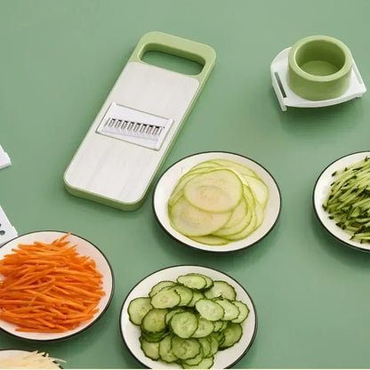 zspecial ®5-in-1 Stainless Steel Vegetable Slicer & Chopper
