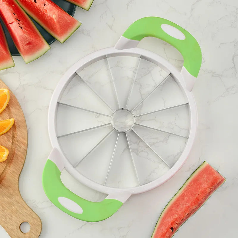 zspecial(®) Multifunction Watermelon Slicer Cutter Stainless Steel Fruit Cutter & Apple Corer Divider | Kitchen Fruit Peeler Cutting Tool Accessories
