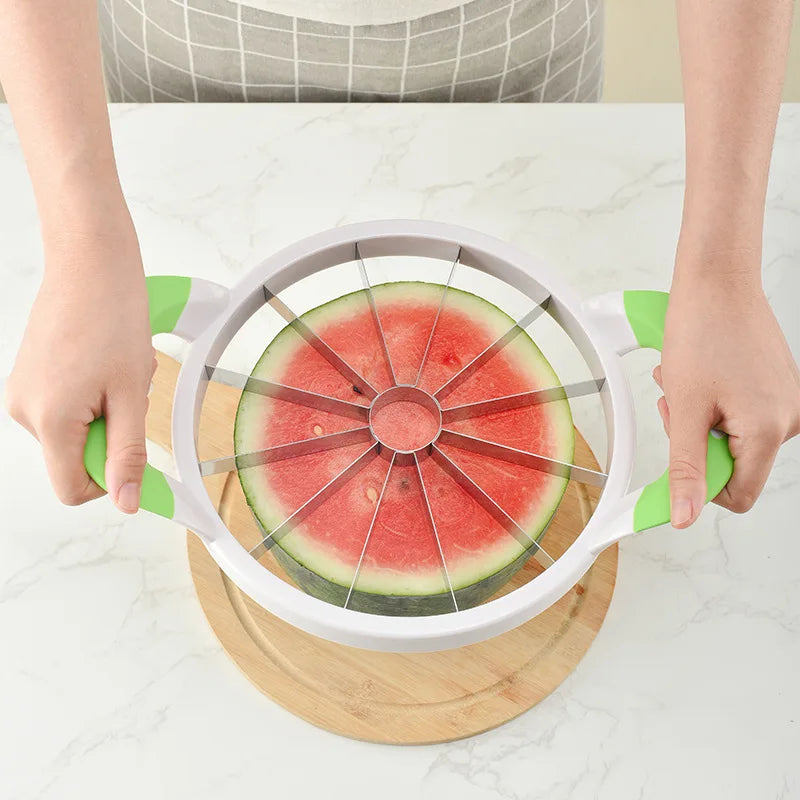 zspecial(®) Multifunction Watermelon Slicer Cutter Stainless Steel Fruit Cutter & Apple Corer Divider | Kitchen Fruit Peeler Cutting Tool Accessories