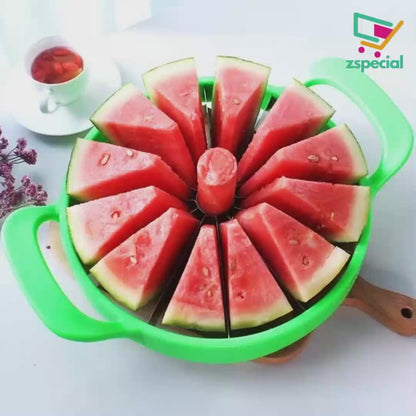 zspecial(®) Multifunction Watermelon Slicer Cutter Stainless Steel Fruit Cutter & Apple Corer Divider | Kitchen Fruit Peeler Cutting Tool Accessories